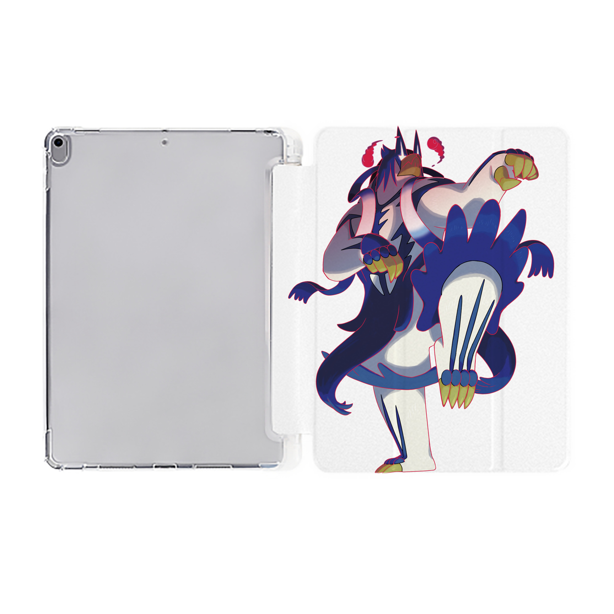 （画像用） ポケットモンスター Pokémon IPad ケース ペン収納付き 三つ折りスタンド PUレザー×シリコン 対応機種9.5/10.5/10.9インチ